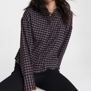 Rag & Bone Iris Cotton Blend Top xs